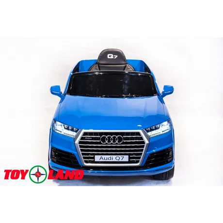 Электромобиль ToyLand Audi Q7 высокая дверь синий - Фото 3