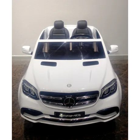 Детский электромобиль ToyLand Mercedes-Benz GLS63 AMG белый - Фото 10