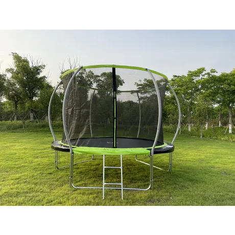 Батут FunFit 8 FT 252 см PRO inside зеленый - Фото 3