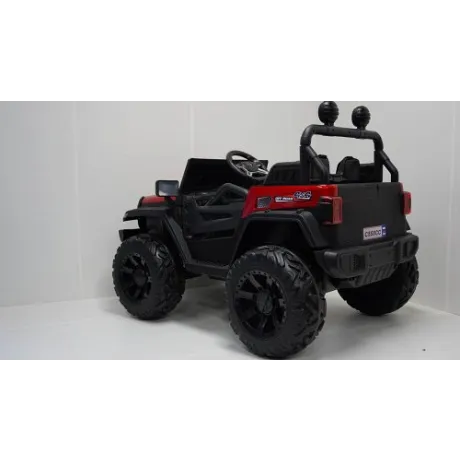 Детский электромобиль RiverToys C555CC 4WD вишневый - Фото 4