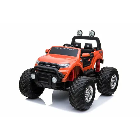 Электромобиль RiverToys Ford Ranger Monster Truck 4WD DK-MT550 оранжевый глянец - Фото 12