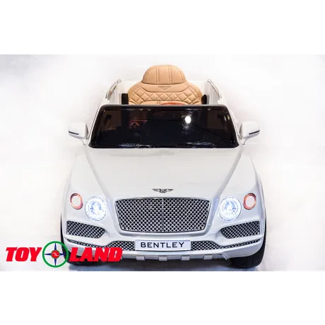 Электромобиль ToyLand Bentley Bentayga белый - Фото 3