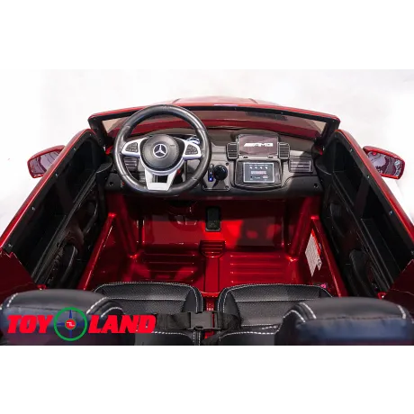 Детский электромобиль ToyLand Mercedes-Benz GLS63 AMG красный (краска) - Фото 8