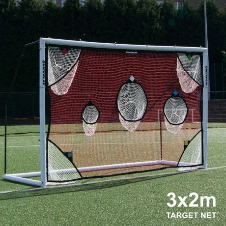 Футбольная сетка с мишенями QUICKPLAY TARGET NET 24x8 Full Size - Фото 2