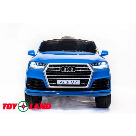 Электромобиль ToyLand Audi Q7 высокая дверь синий - Фото 2