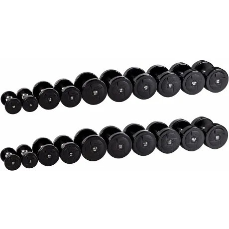 Гантельный ряд PROFI-FIT POWER 2,5 кг - 25 кг (10 пар), шаг 2,5 кг