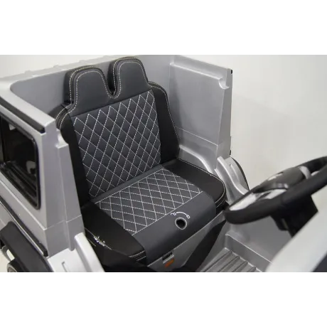 Электромобиль RiverToys Mercedes-Benz G65 AMG серый глянец - Фото 32