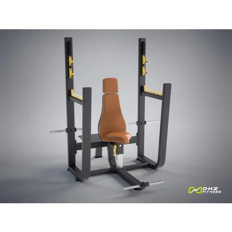 Скамья для вертикального жима штанги DHZ Olympic Seated Bench E-1051В - Фото 3